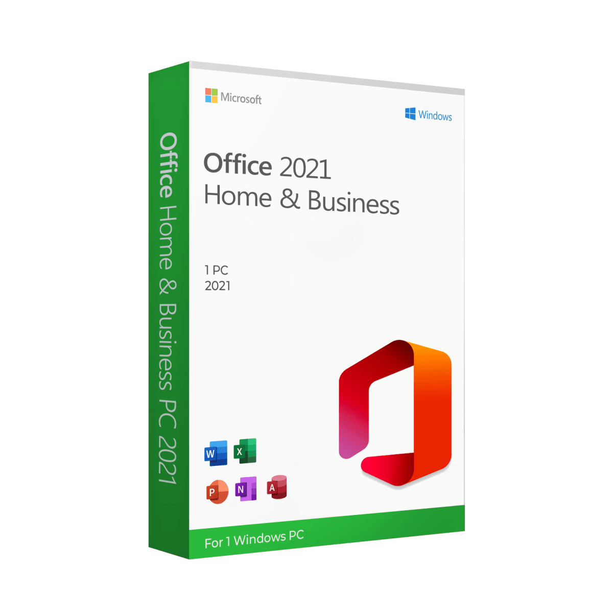 Microsoft Office 2021 Home and Business for Windows PC