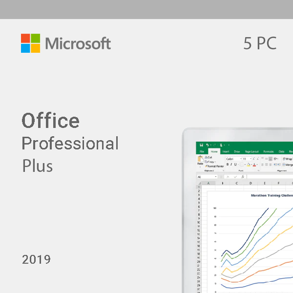 Microsoft Office 2019 Professional Plus 5 PC - Microprokey