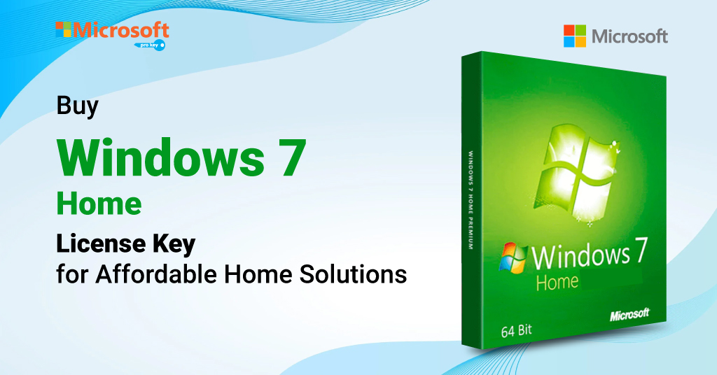 Windows 7 Home, License Key