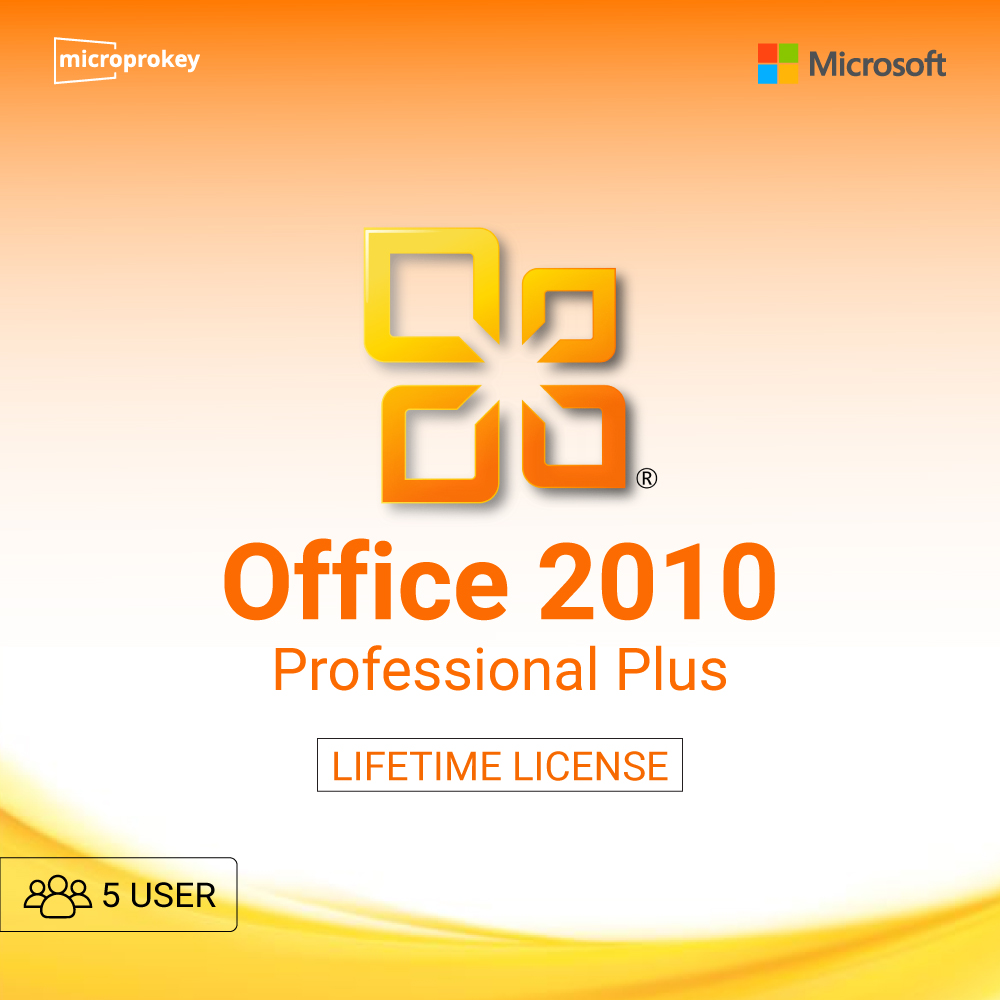 Office Professional Plus 2010 5PC Lifetime License