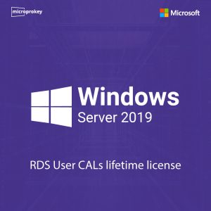 Windows Server 2019 RDS User CALs lifetime license