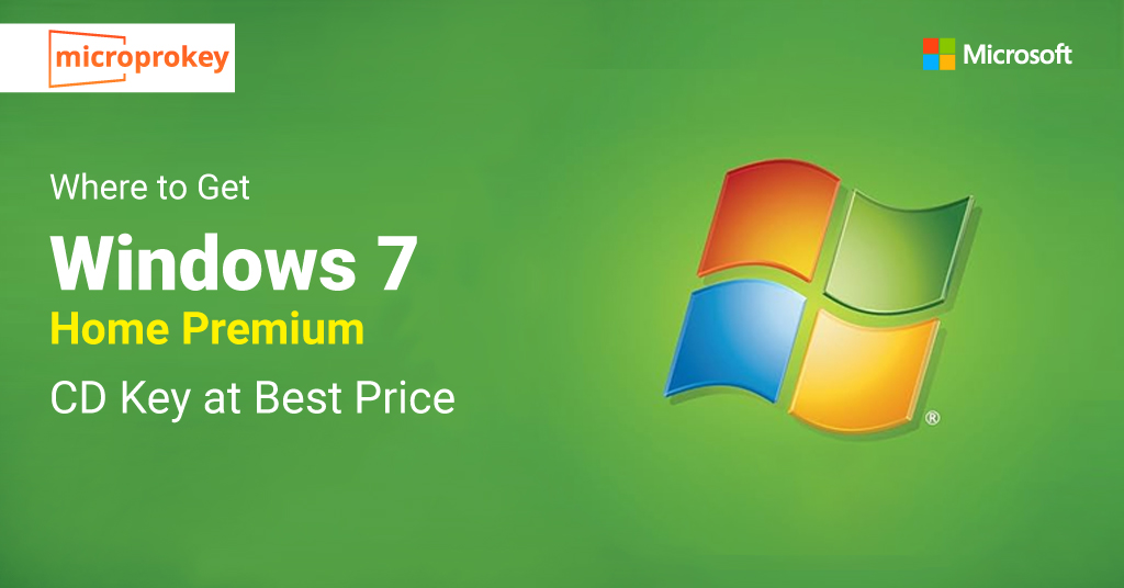 Windows 7 Home Premium, CD Key Best Price