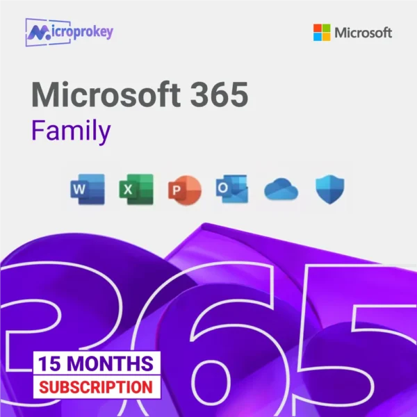 office 365 Family- 15 Months Subscription
