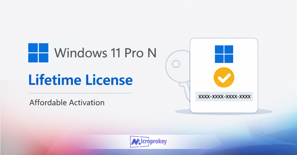 Windows 11 Pro N lifetime license